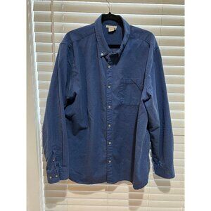 Carbon 2 Cobalt Long‎ Sleeve Button Up Shirt - Size XL